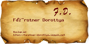 Fürstner Dorottya névjegykártya